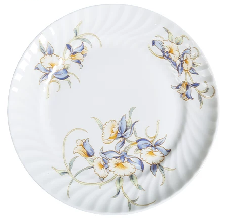 Crown Botanical Porcelain — Side Plate — Botanical